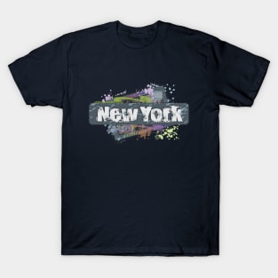 New York Abstract T-Shirt